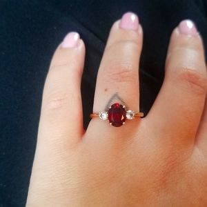 10 k Ruby Red ring
